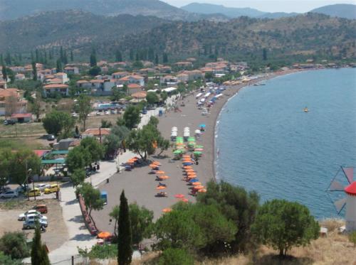 Beach front of Anaxos