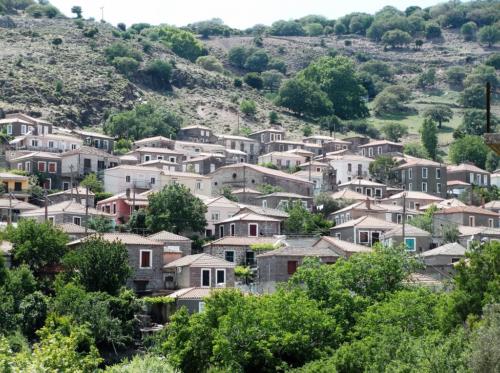 Village Pelopi in the north of Lesvos